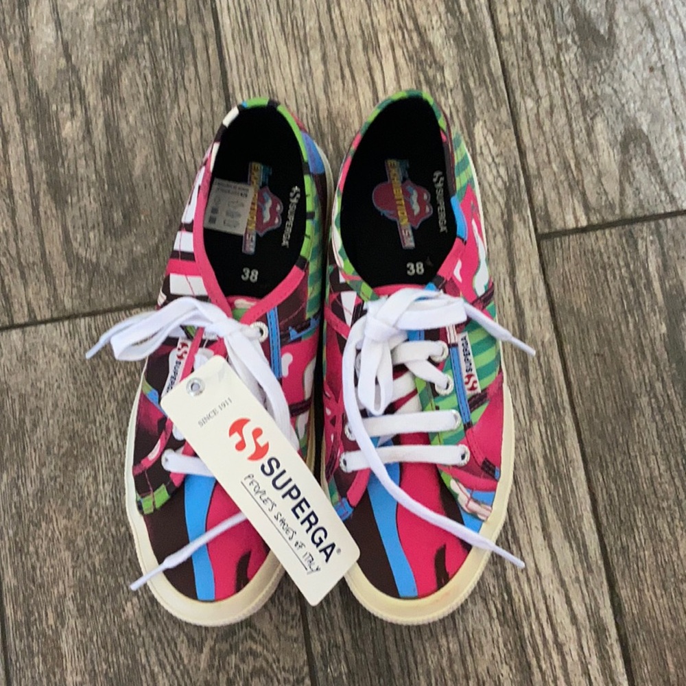 Superga Rolling Stones exhibition sneakers